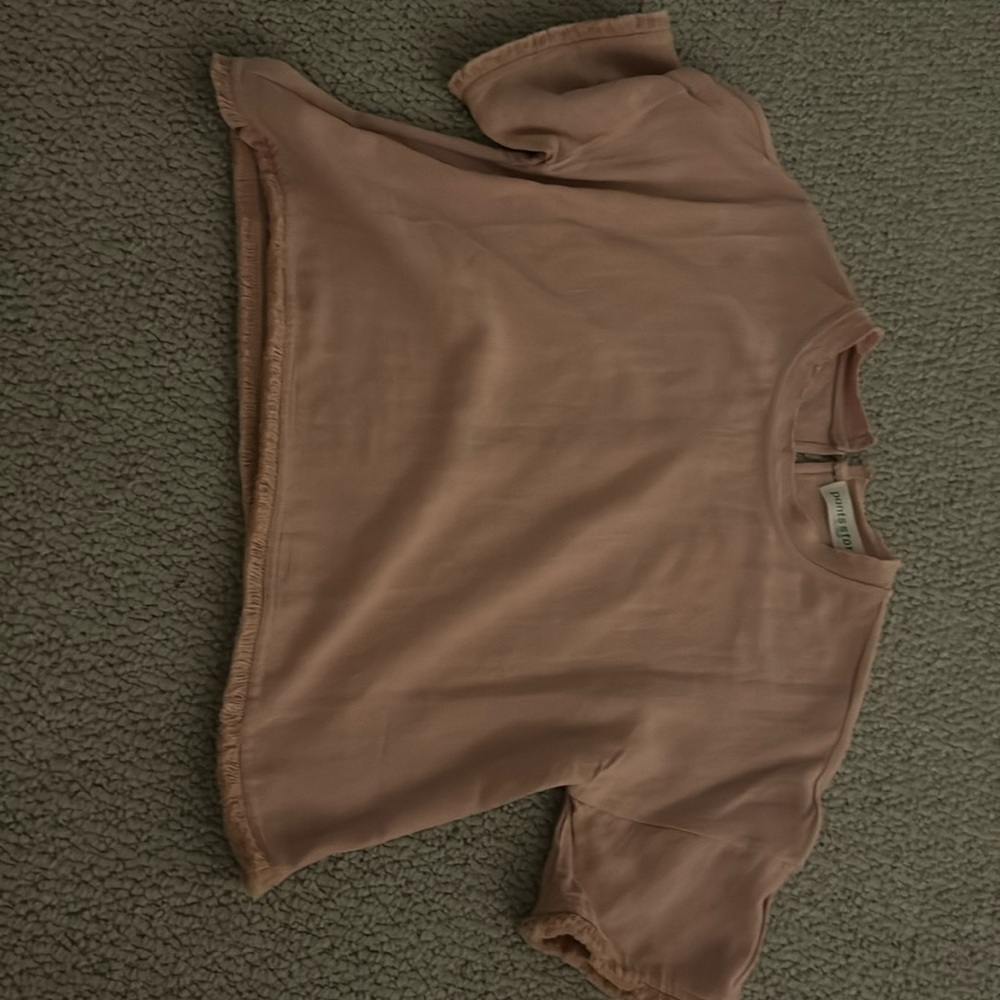 Brand new pants store shirt, rose pink color and a size small